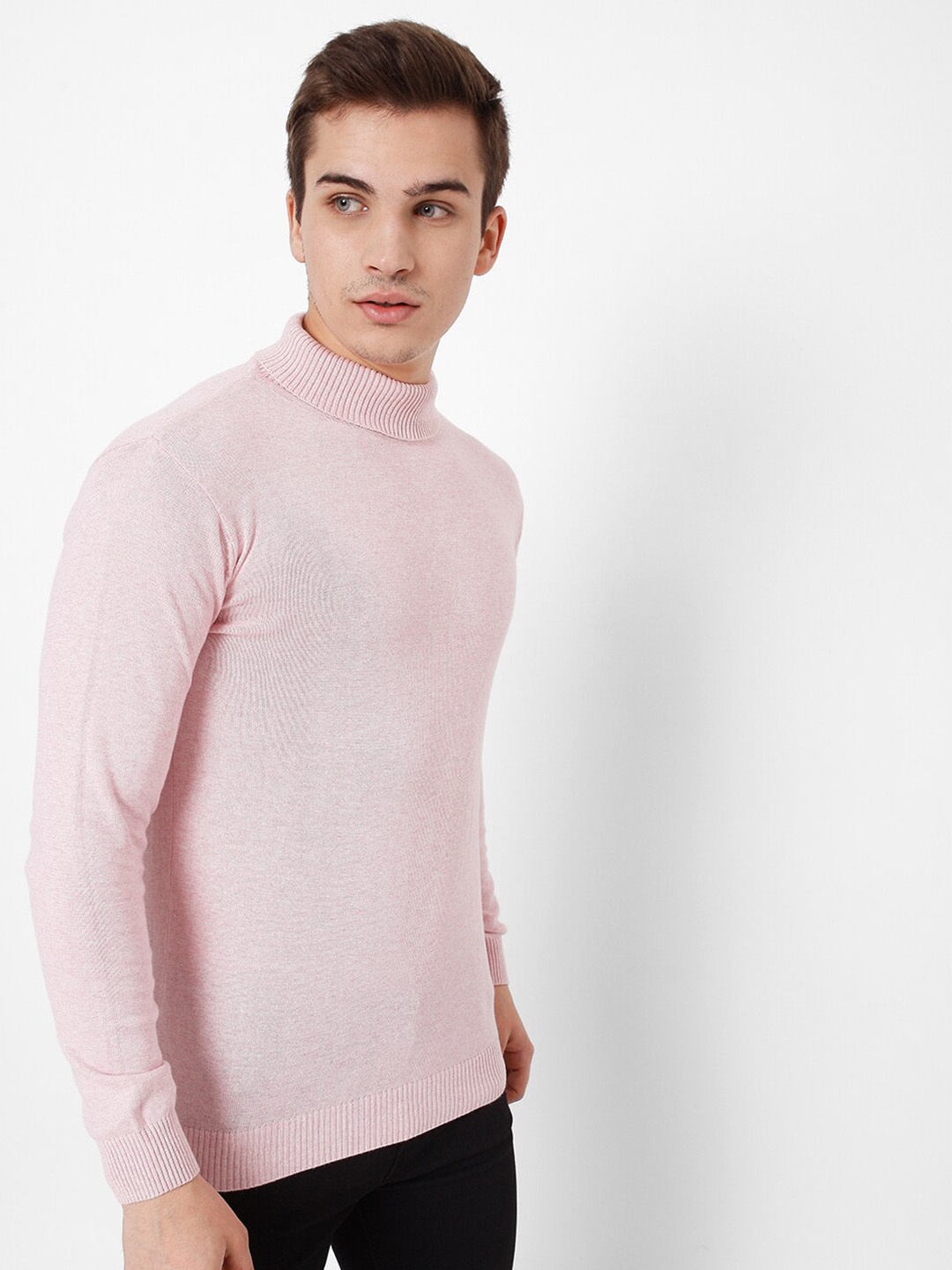 

7Shores High Neck Pullover Sweatshirt, Pink