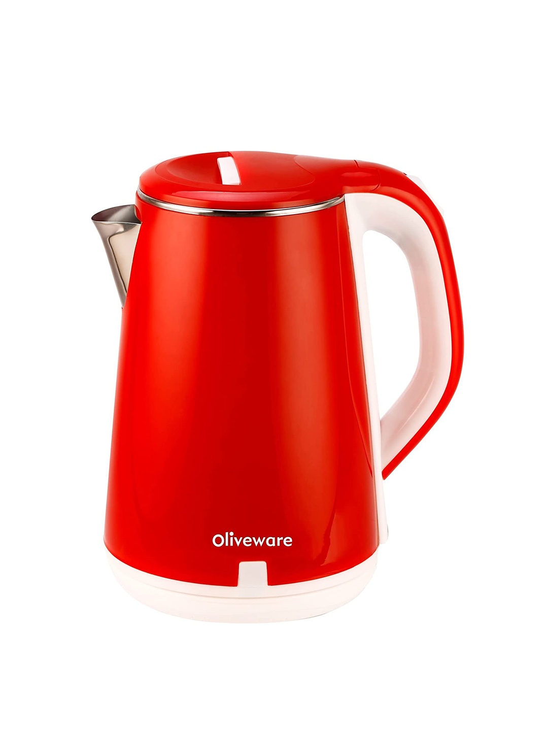 

SOPL-OLIVEWARE Red 2.5 Litre Stainless Steel Electric Kettle
