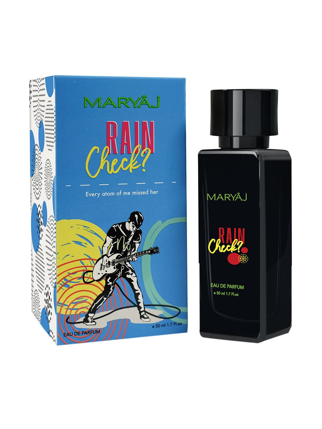 Maryaj Men Rain Check Eau De Parfum-50ml, Black