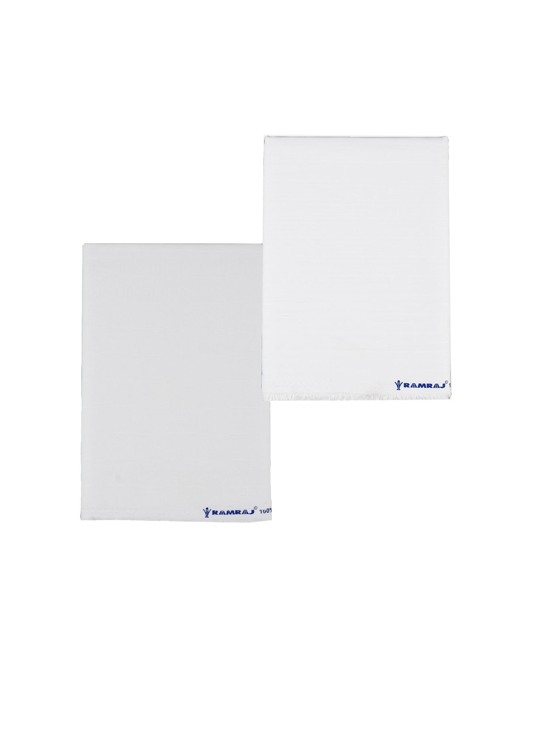 

Ramraj Men Pack Of 2 Cotton Shirt Clothing Fabric, White
