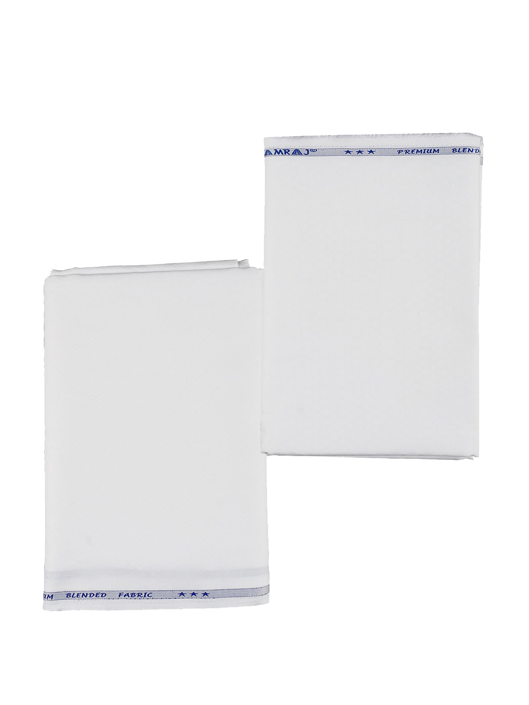 

Ramraj Men Pack Of 2 Pure Cotton Shirt Fabric, White