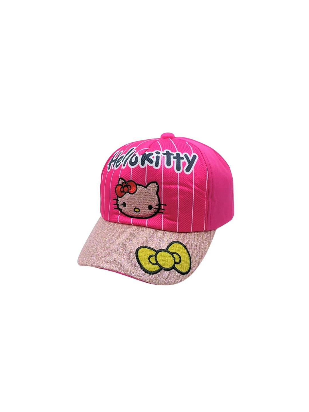 

Zacharias Kids Hello Kitty Printed Cotton Visor Cap, Pink