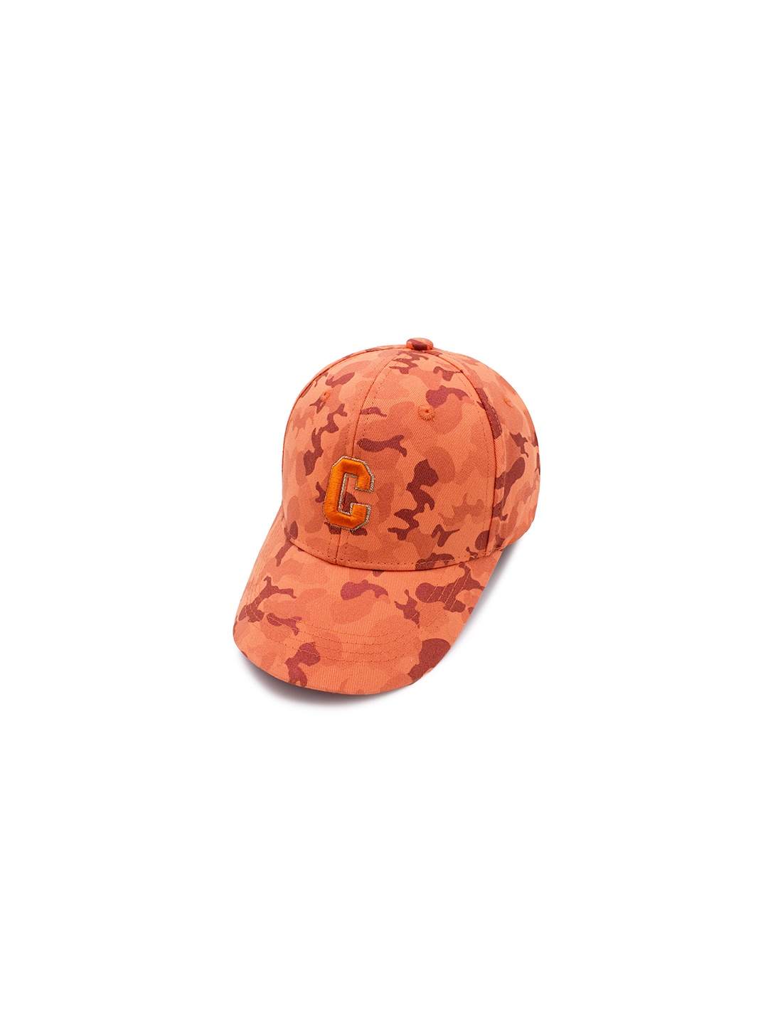 

JENNA Kids Printed Cotton Baseball Cap, Orange