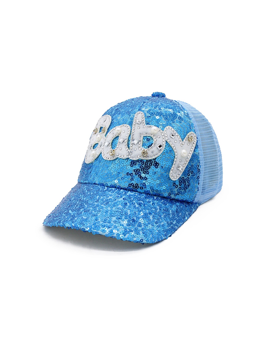 

JENNA Girls Embroidered Baseball Cap, Blue