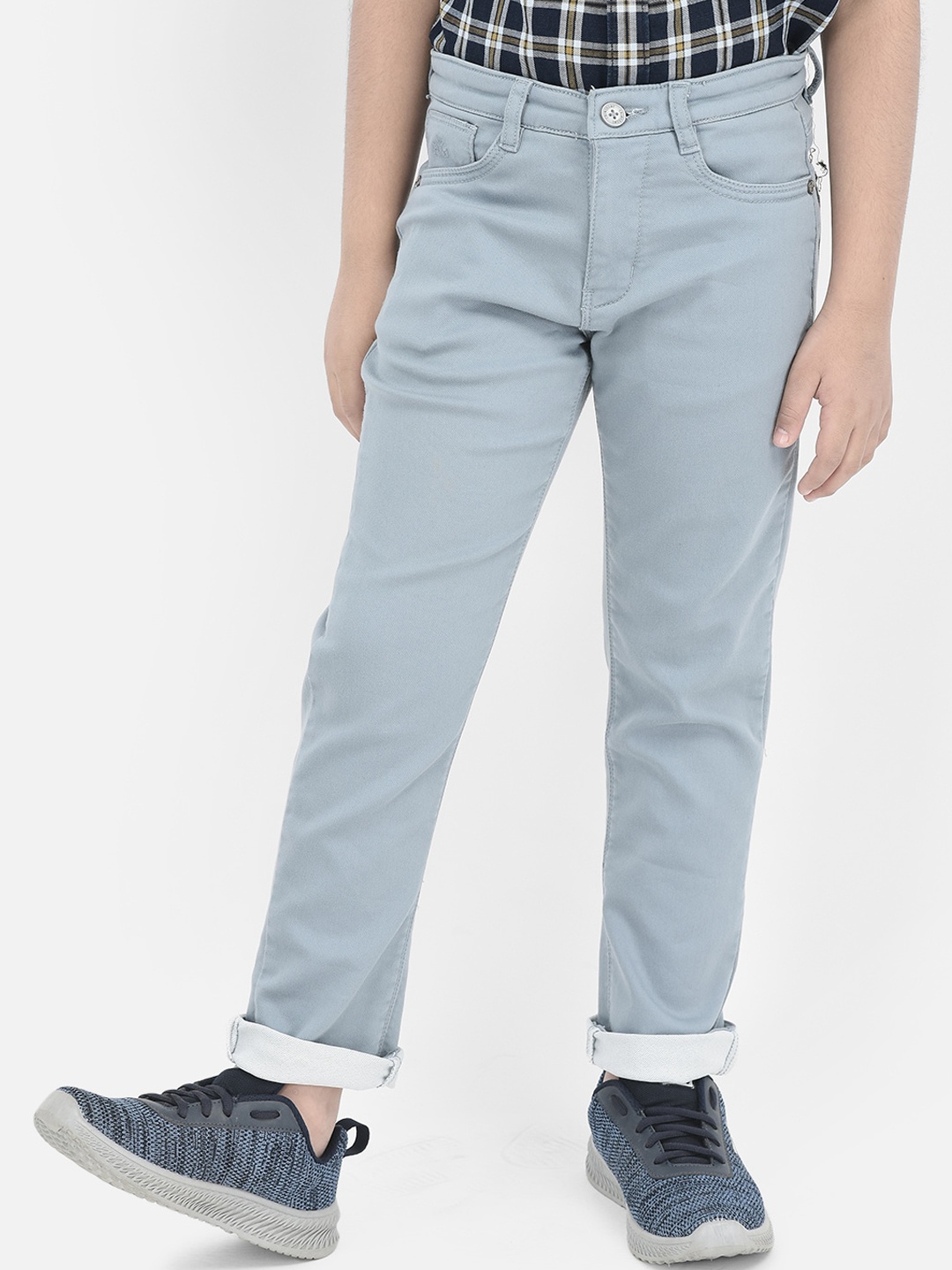 

Crimsoune Club Boys Slim Fit Chinos, Blue