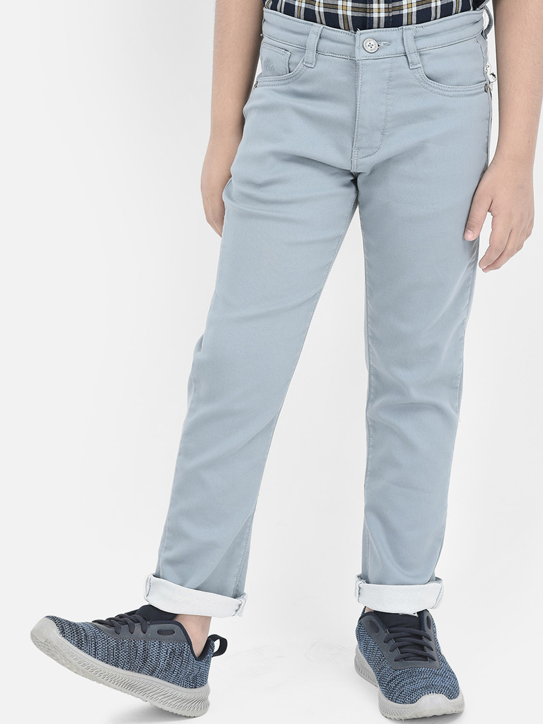 

Crimsoune Club Boys Slim Fit Chinos, Blue