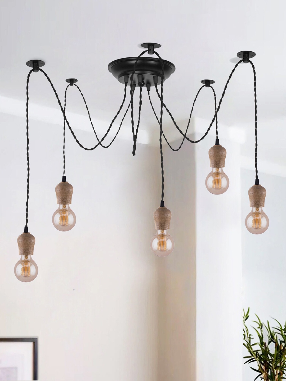 

Homesake Black Metal Ceiling Lamps