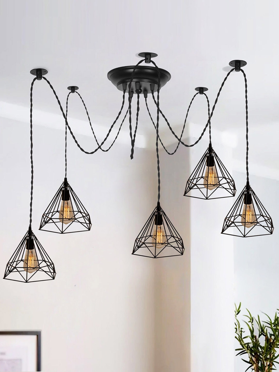 

Homesake Black Pendant Ceiling Lamp