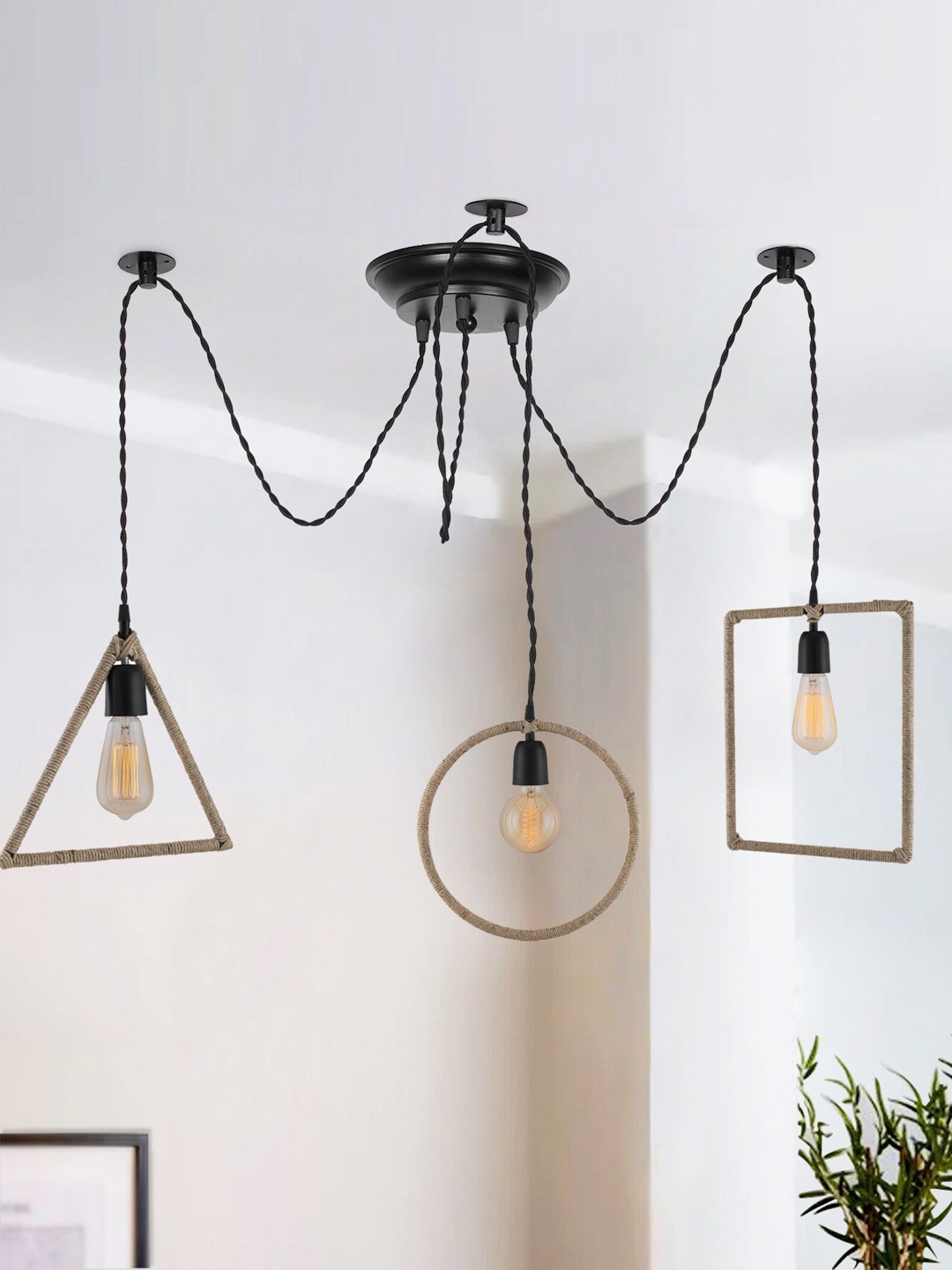 

Homesake Black Pendant Ceiling Lamp