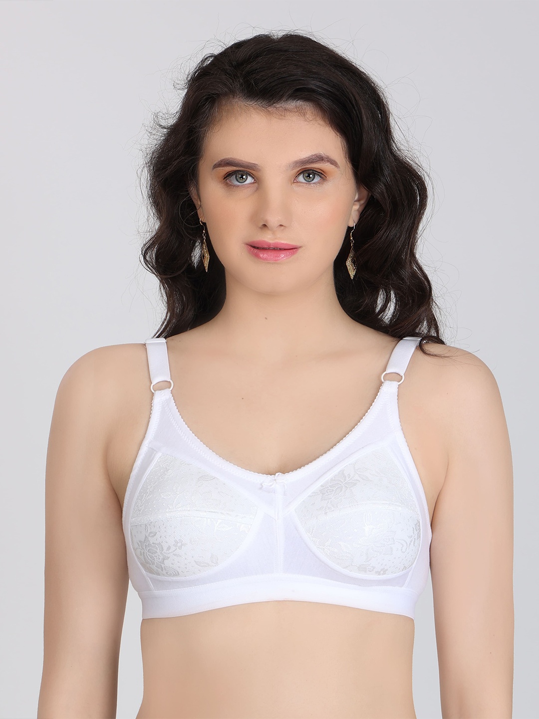 

Innocence Full Coverage Non Padded Everyday Bra, White