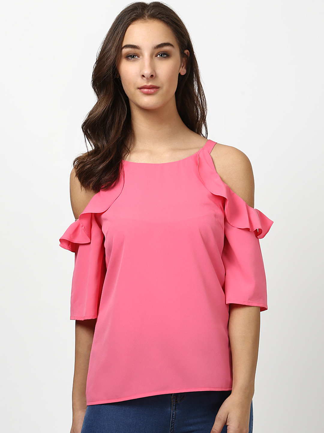 

Harpa Women Pink Solid Top