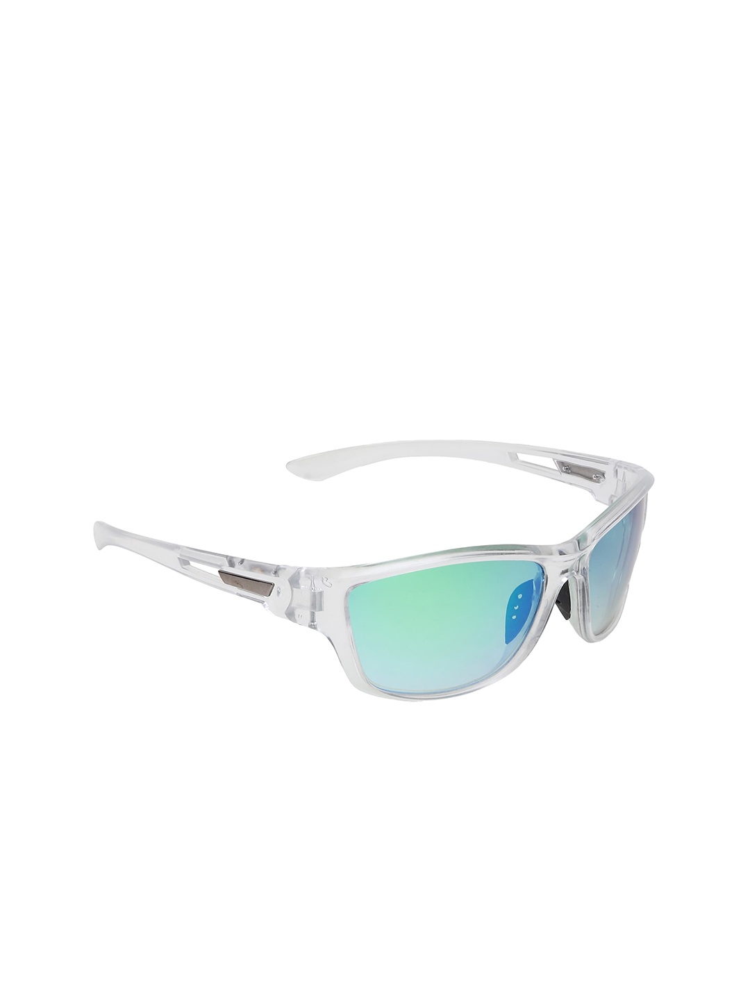 

CRIBA Sports Sunglasses With UV Protected Lens CR_SPRTS_WHT, Blue