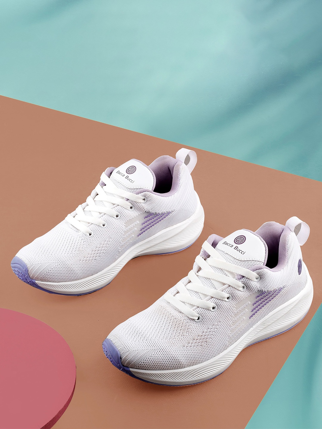 

bacca bucci Women Mesh High-Performance Running Shoes, White