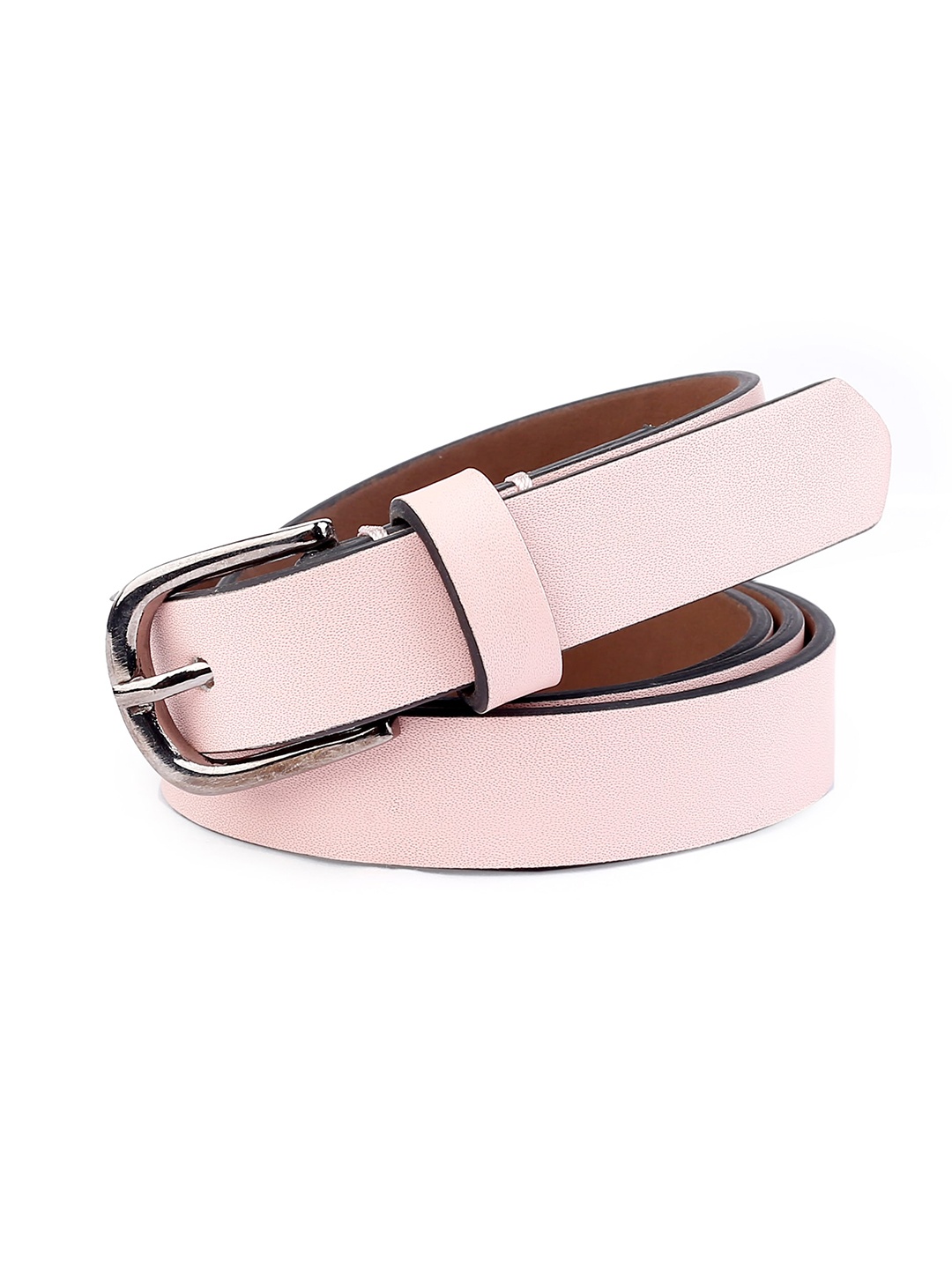 

bacca bucci Women Slim Leather Casual Belt, Pink