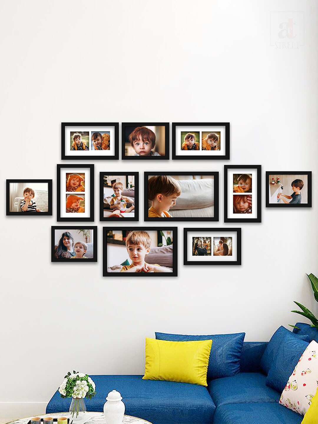 

Art Street Black 12 Pieces Photo Frames