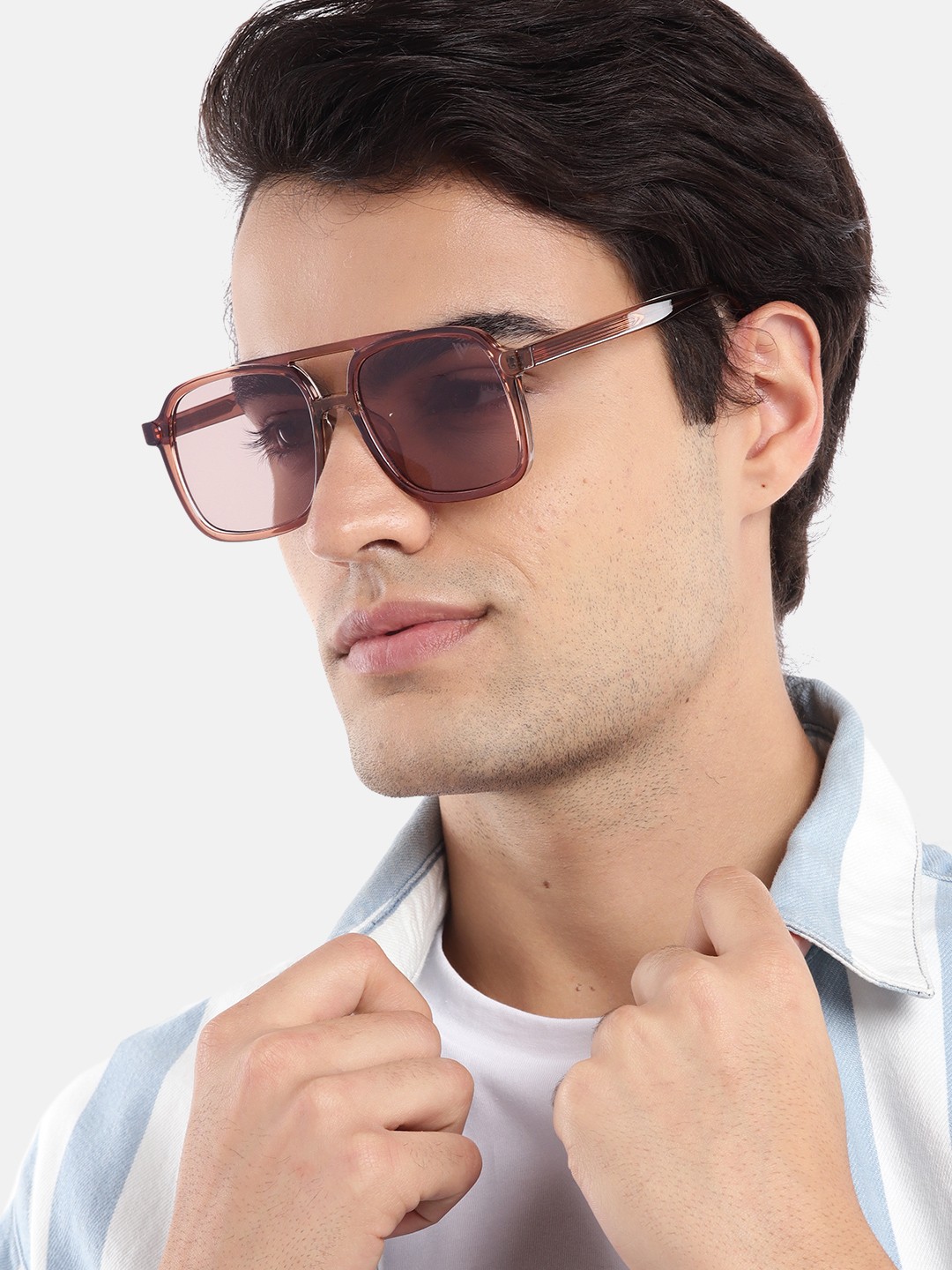

Voyage Unisex Brown Lens & Brown Wayfarer Sunglasses with UV Protected Lens