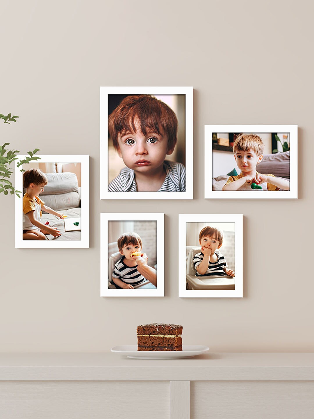 

Art Street White 5-Pieces Printed Wooden Photo Frames