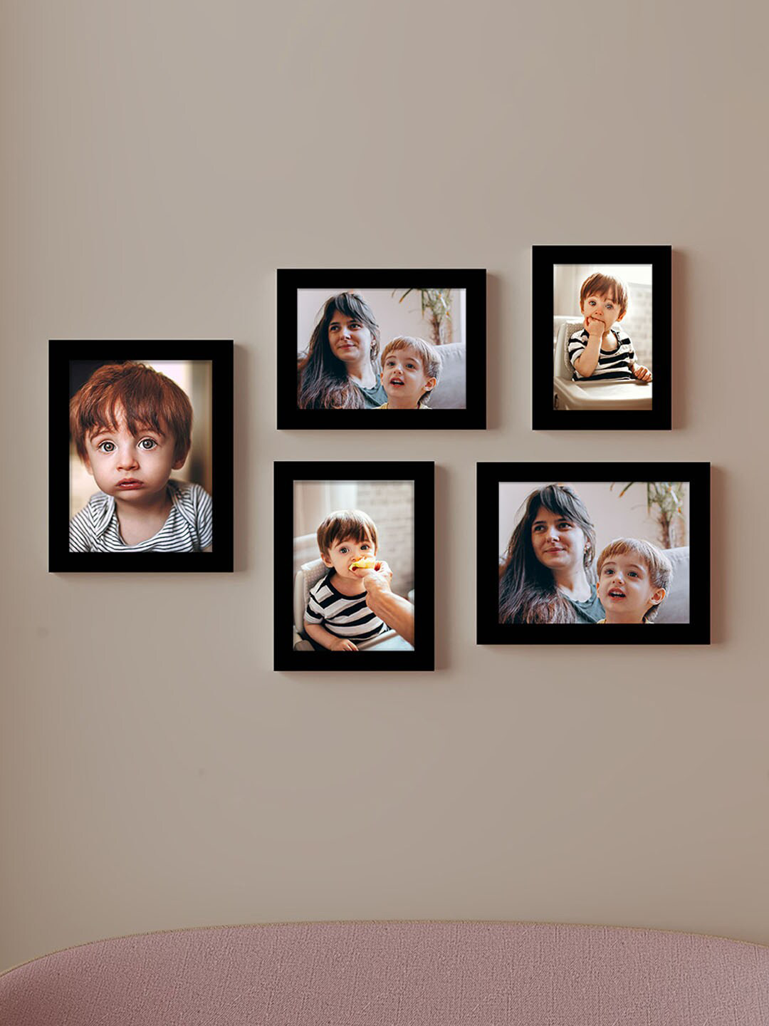 

Art Street Black 5-Pieces Wall Photo Frames