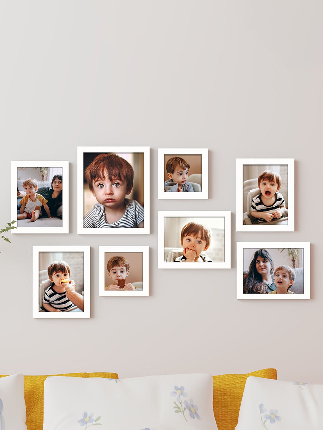 

Art Street White 8-Pieces Printed Wooden Photo Frames