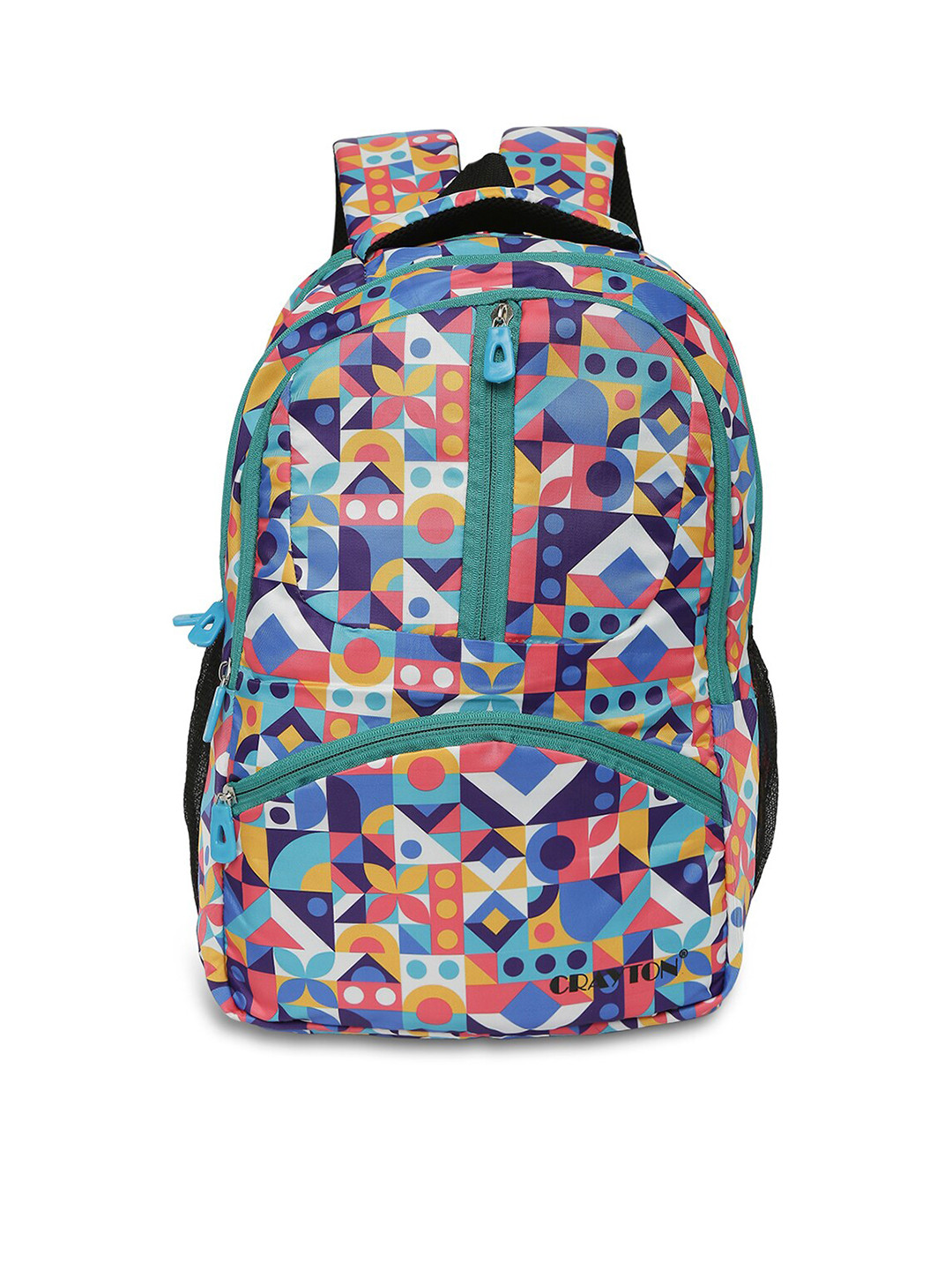 

CRAYTON Printed 15 Inch Laptop Backpack With Compression Straps, White