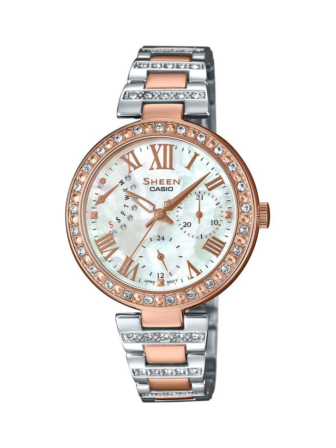 

Casio Sheen Women Multi Analogue watch SH197 SHE-3043SPG-7BUDR