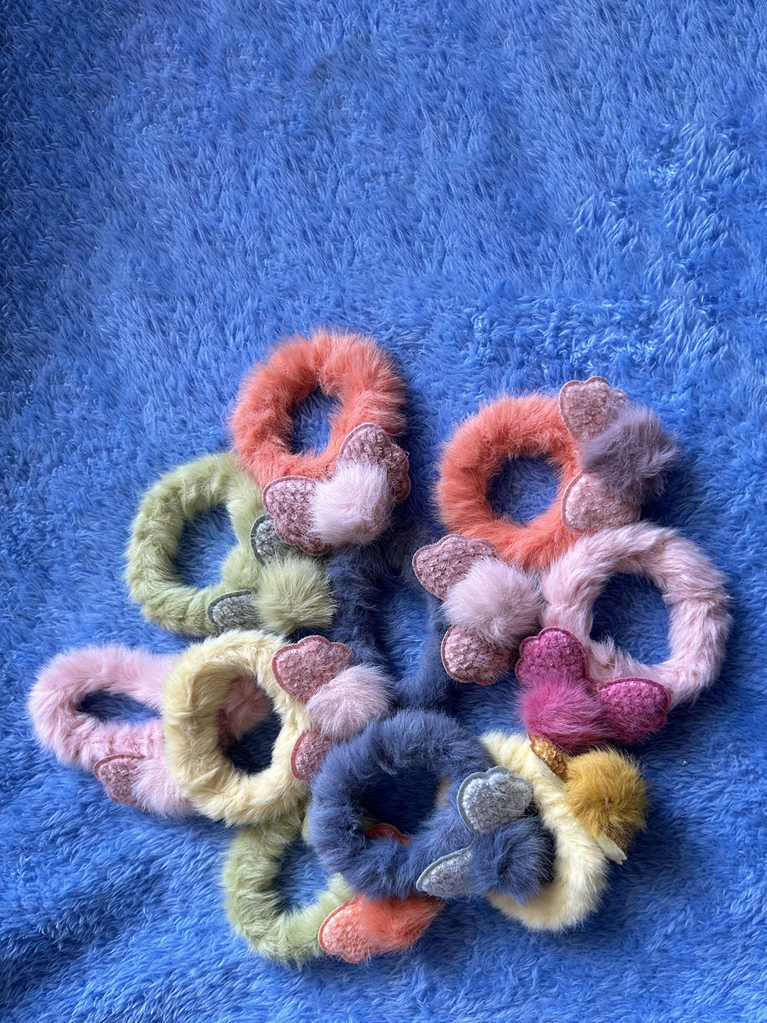 

LYTIX Girls Set Of 6 Ponytail Holders, Lavender