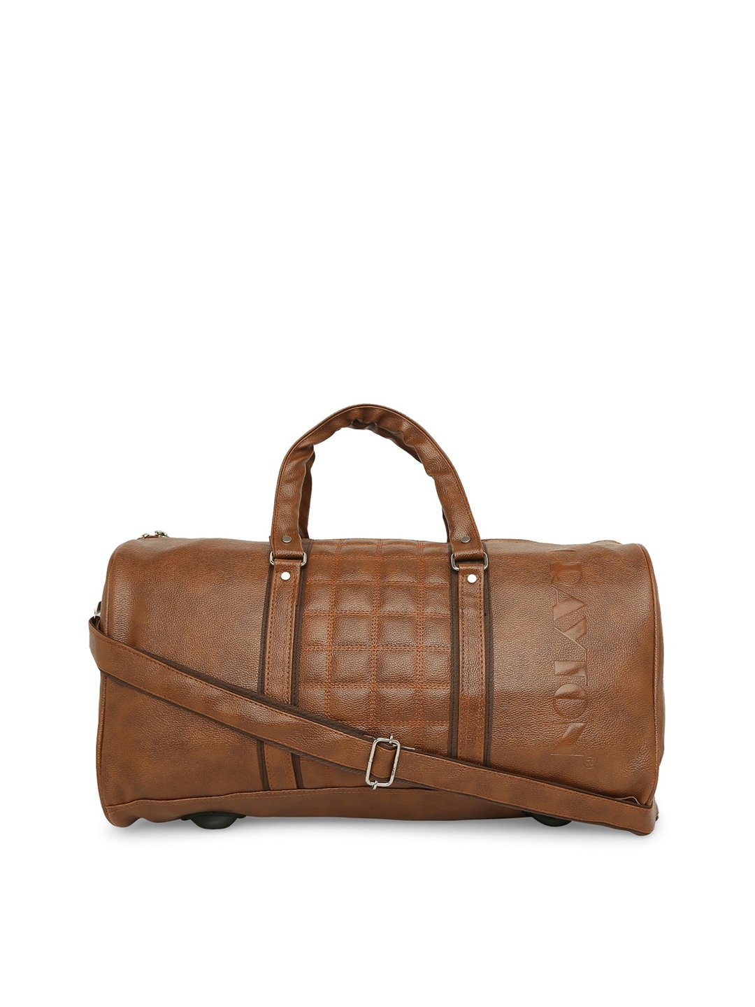 

CRAYTON Textured Duffel Bag, Brown