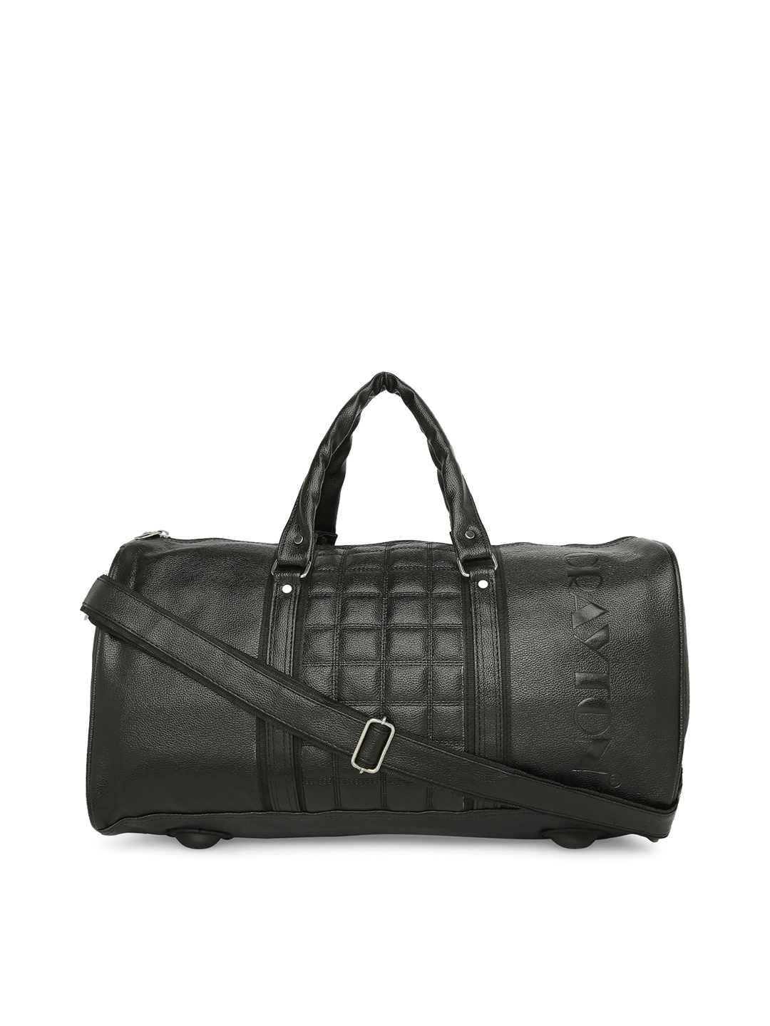 

CRAYTON Textured Duffel Bag, Black