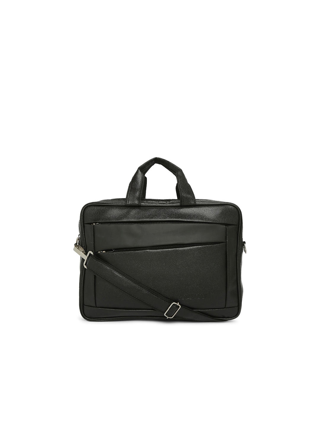 

CRAYTON Vegan Leather 15 Inch Laptop Bag, Black