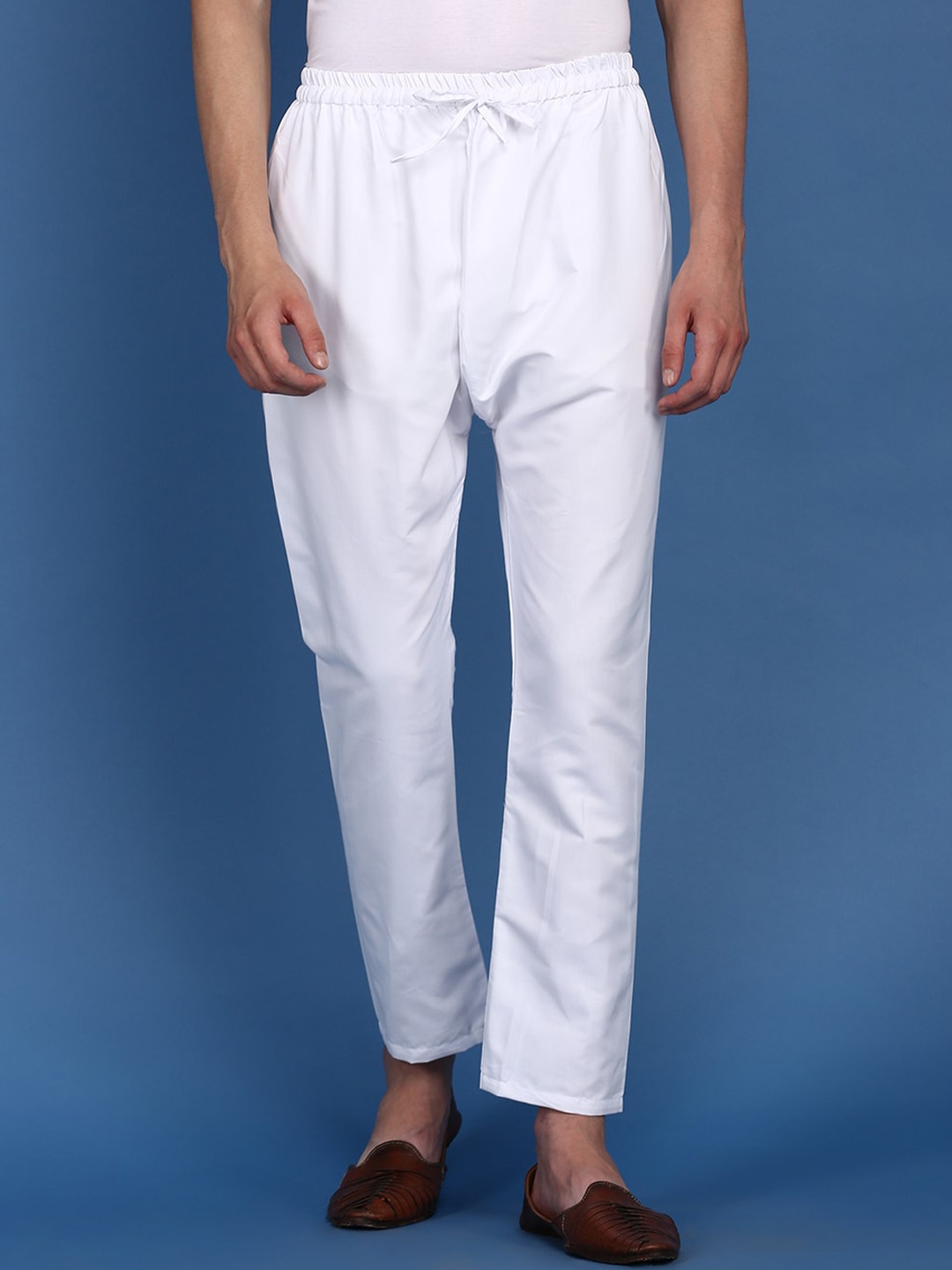 

Sanwara Men Relaxed Fit Pyjamas, White
