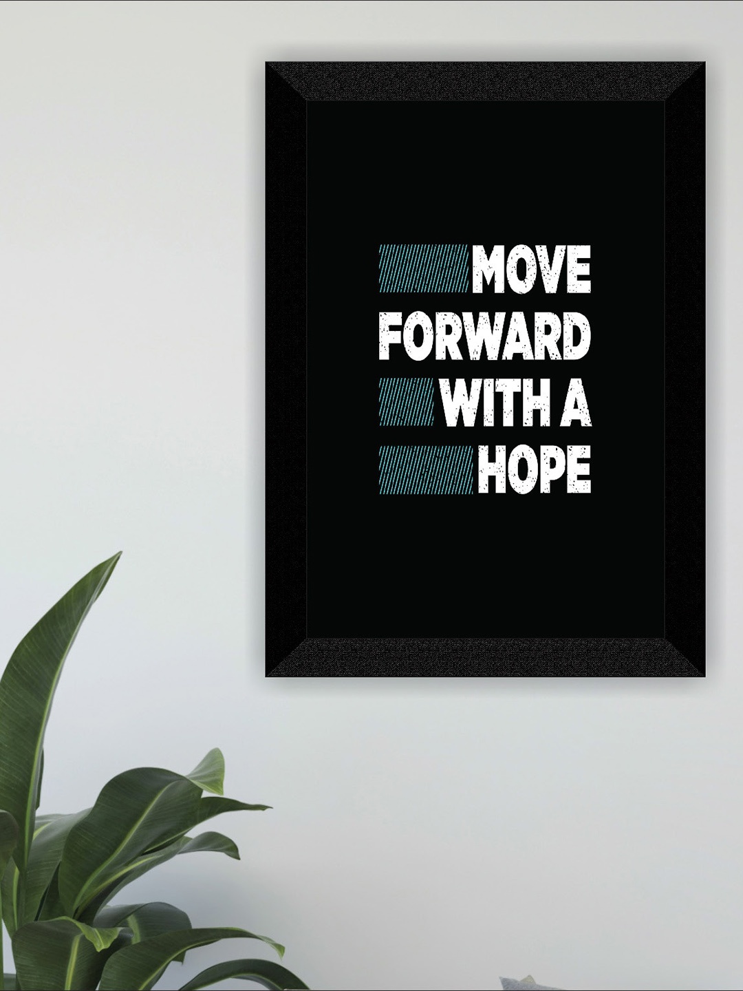 

SAF Black Motivational Quotes Painting Framed Wall Art