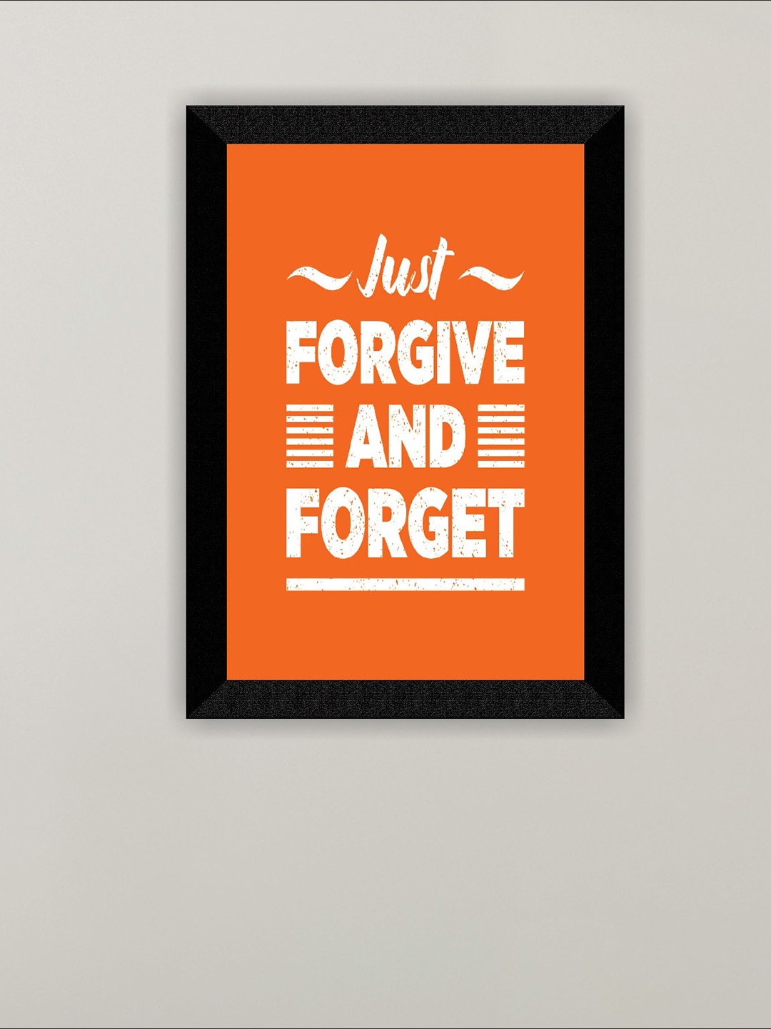 

SAF Orange & White Motivational Quotes Wall Art