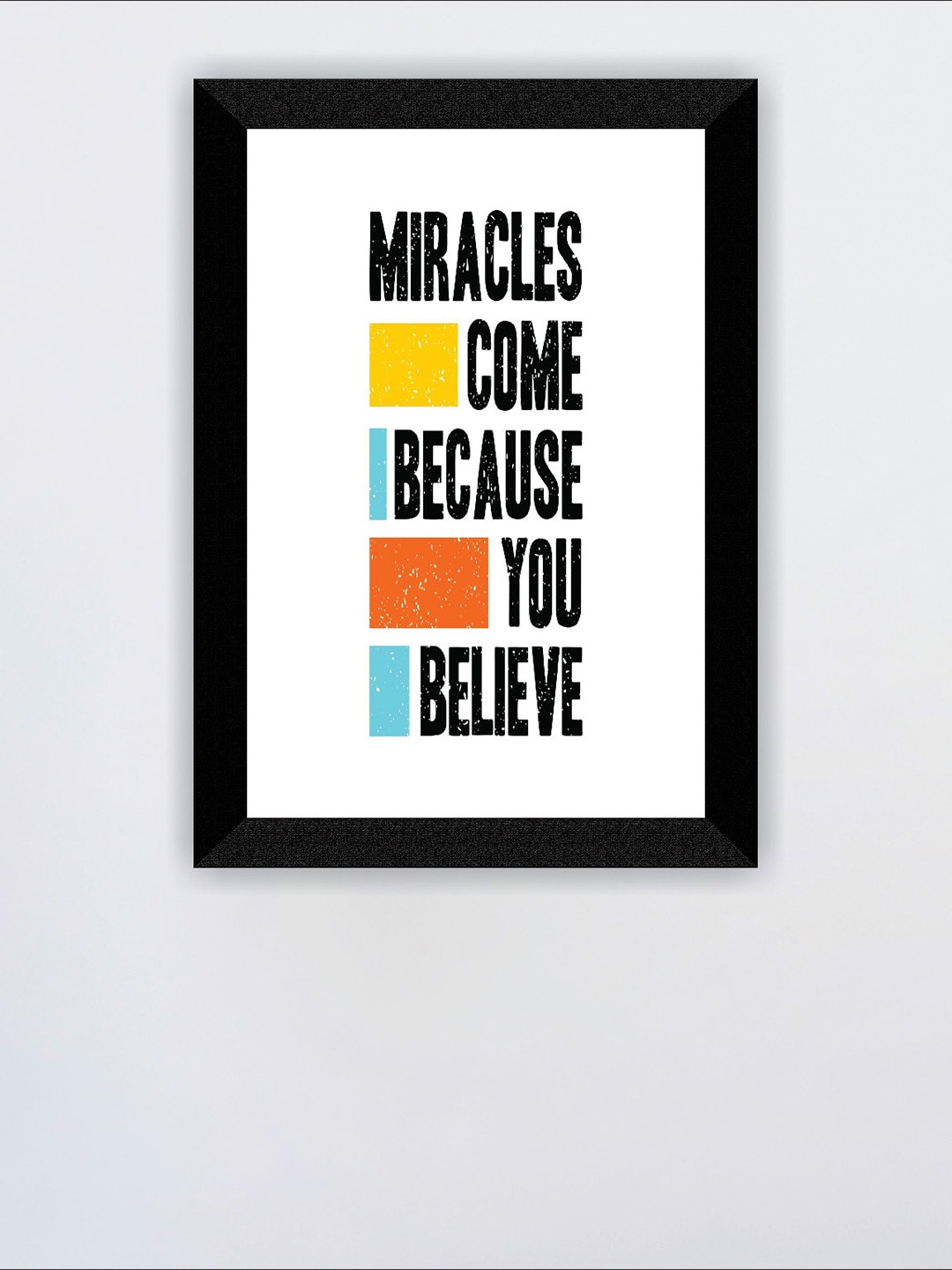 

SAF White & Black Motivational Quotes Printed Wall Art