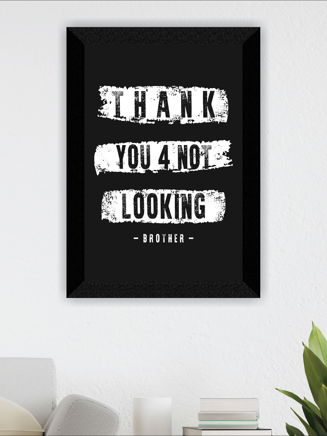 

SAF Black & White Motivational Quotes Printed Wall Art