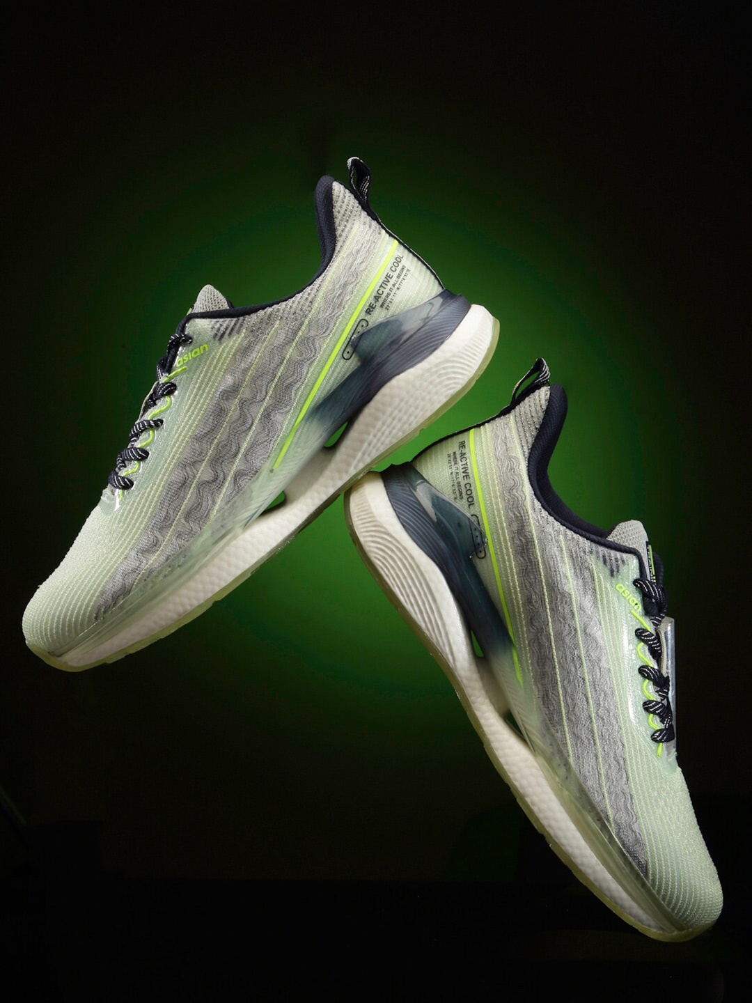 ASIAN Men Ultracore-02 Mesh Non-Marking Running Shoes, Sea green
