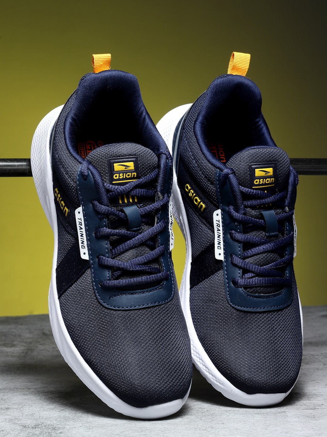 

ASIAN Men Nexon-12 Mesh Non-Marking Running Shoes, Navy blue