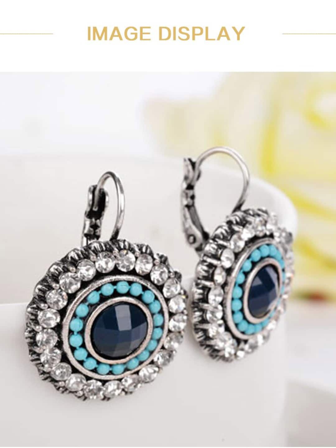 

YouBella Silver-Plated Contemporary Studs Earrings