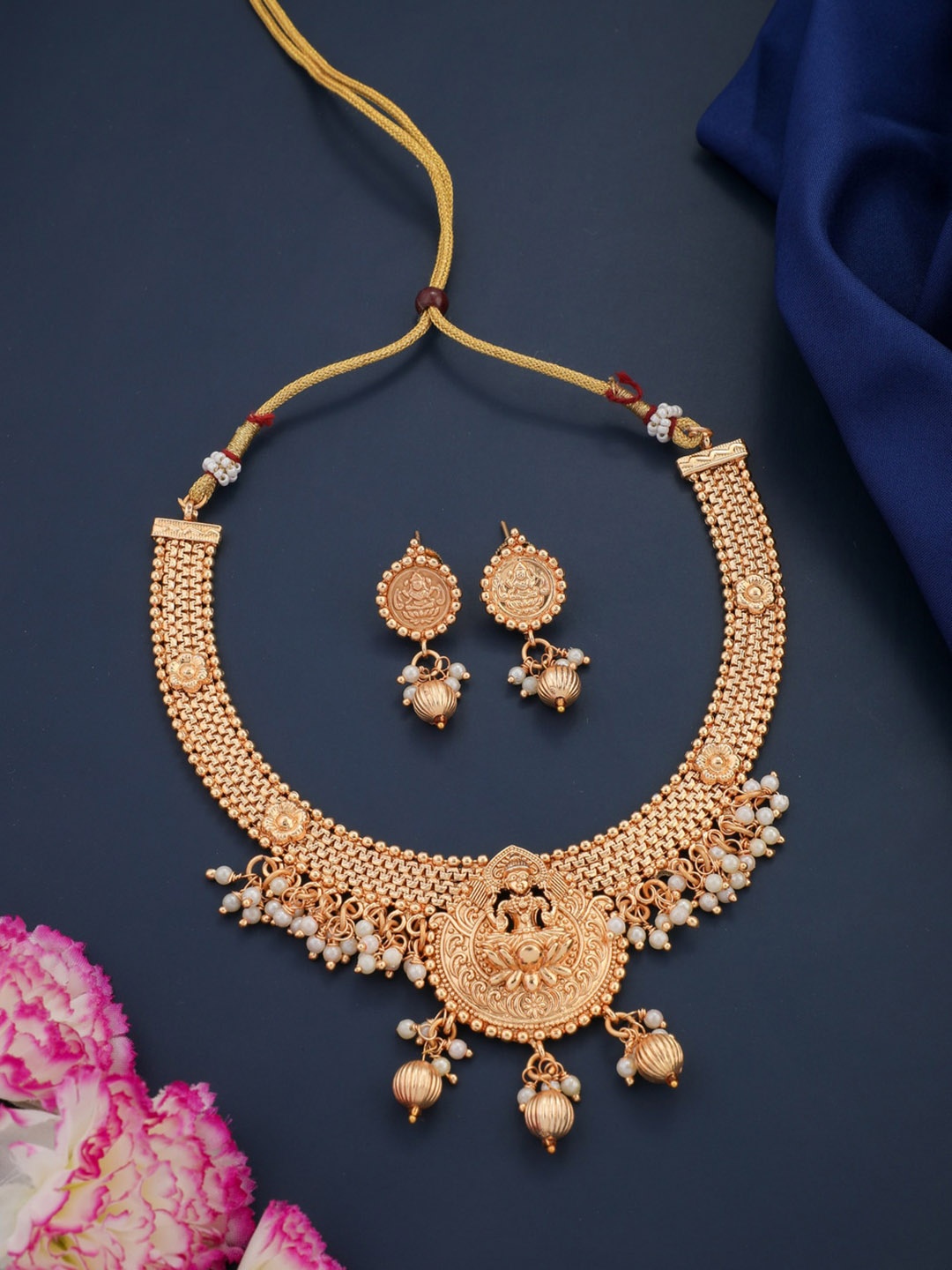 

ROFARWORD Gold-Plated Traditional Jewellery Set