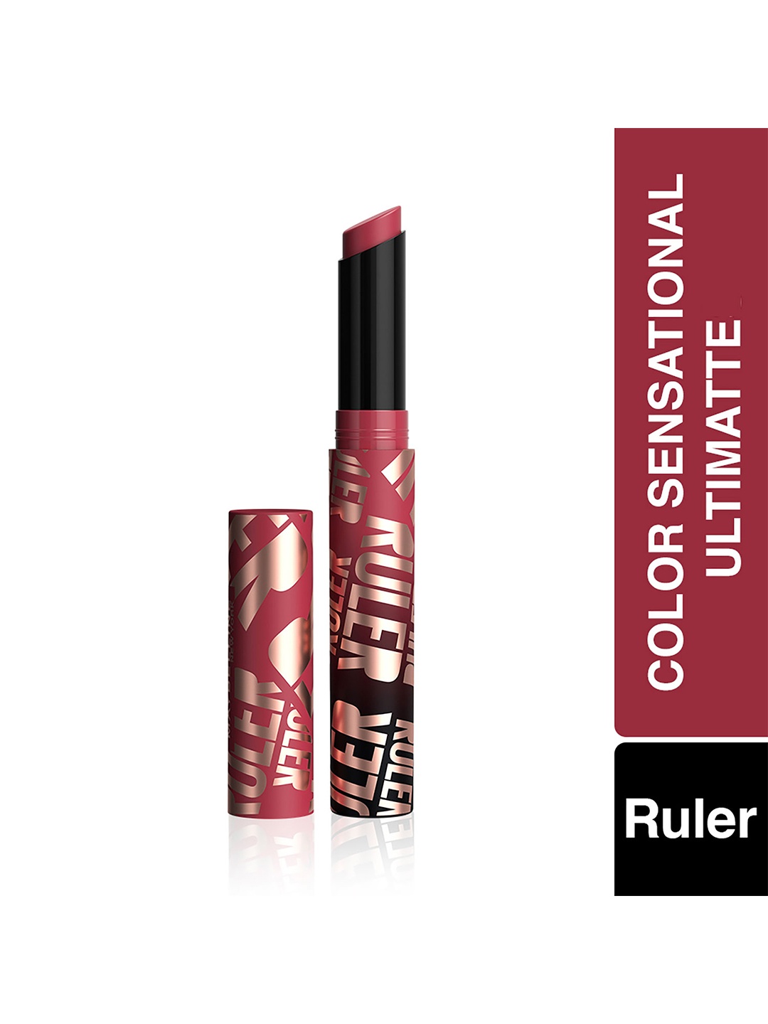 

Maybelline New York Color Sensational Ultimatte Lipstick with Jojoba Oil - Ruler, Maroon
