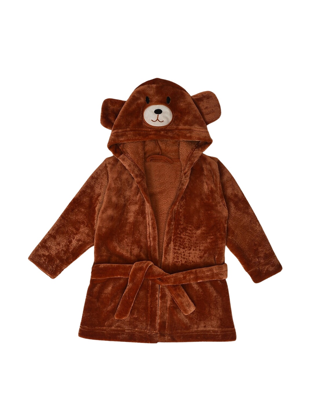 

MiArcus Kids Bear Face Bath Robe, Brown
