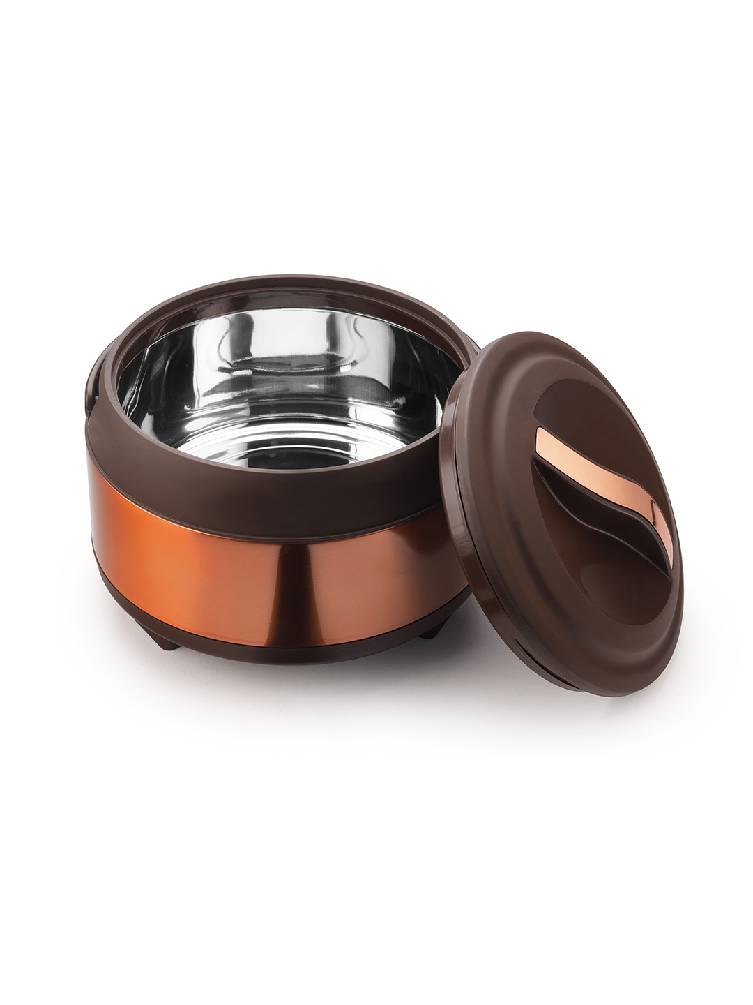

SOPL-OLIVEWARE Copper- Toned Stainless Steel Insulated Serving Casserole-2 L