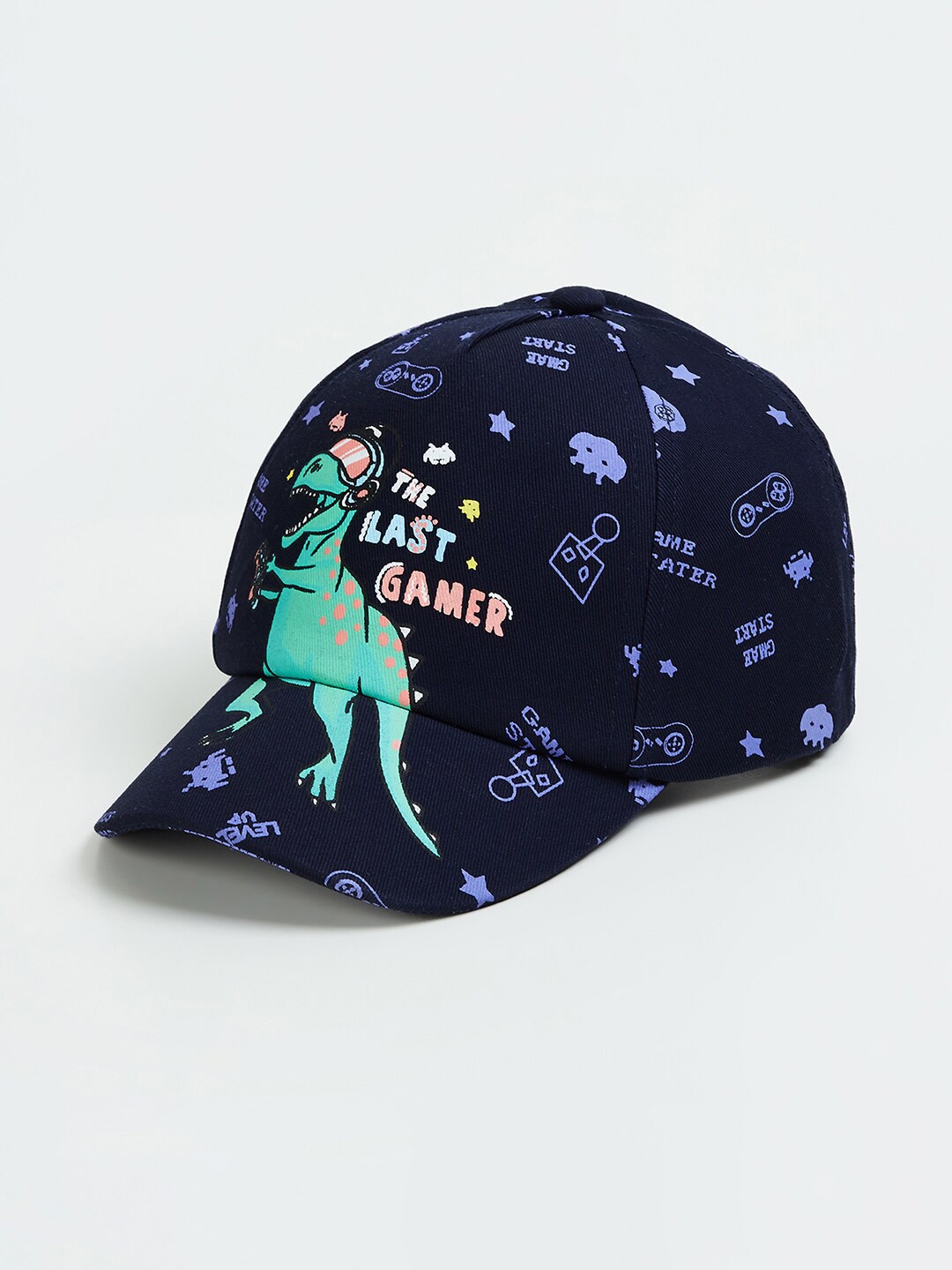 

max Boys Printed Baseball Cap, Blue
