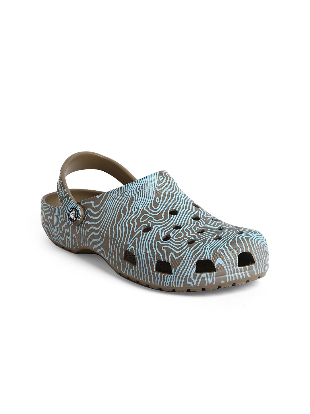 

Crocs Classic Printed Croslite Clogs, Blue