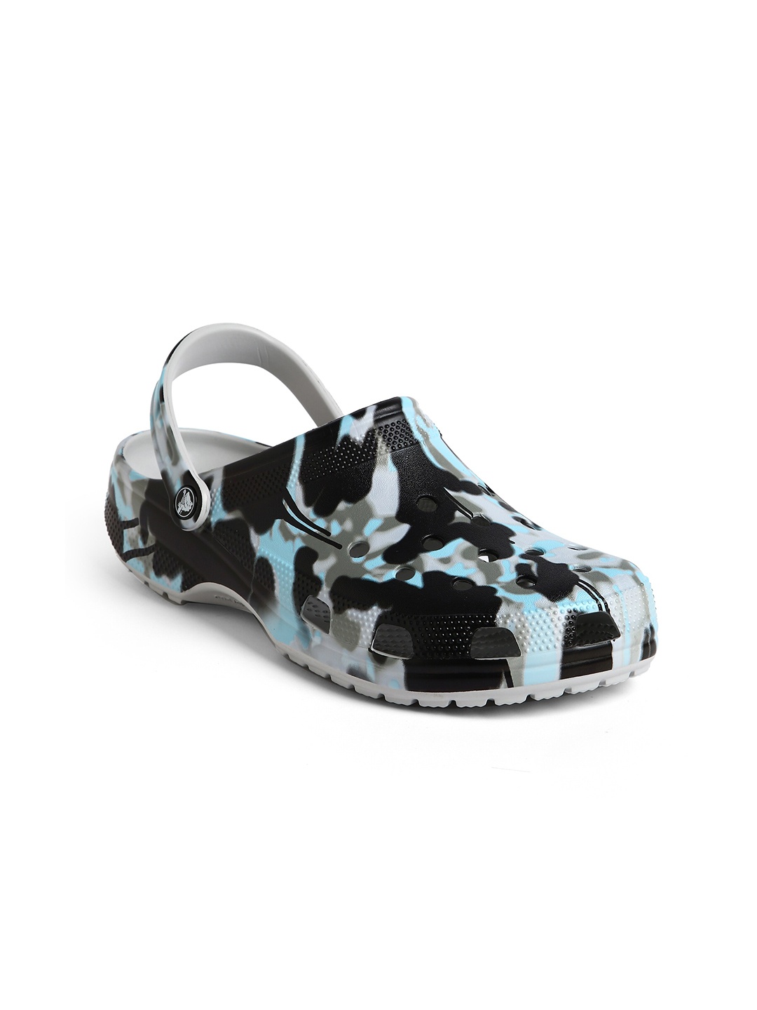 

Crocs Classic Printed Croslite Clogs, Black