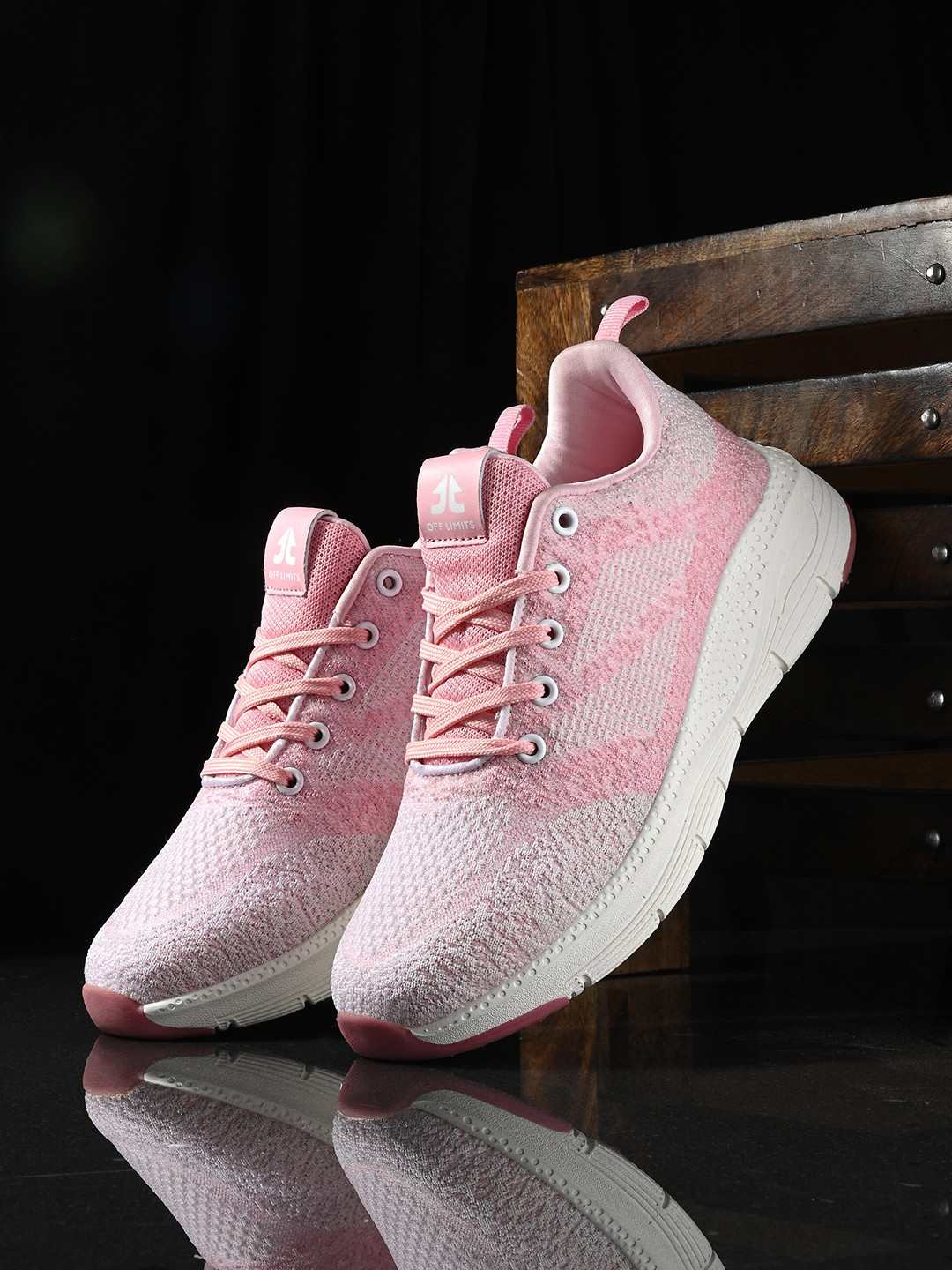 

OFF LIMITS Women Memory Foam Technology Mesh Running Shoes, Pink