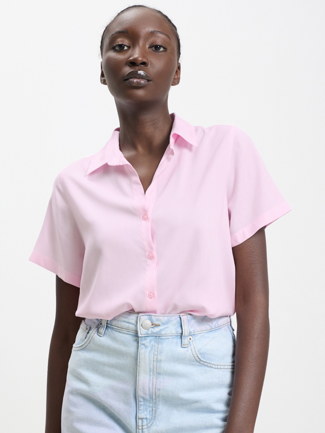 

CALLIOPE Oxford Casual Shirt, Pink