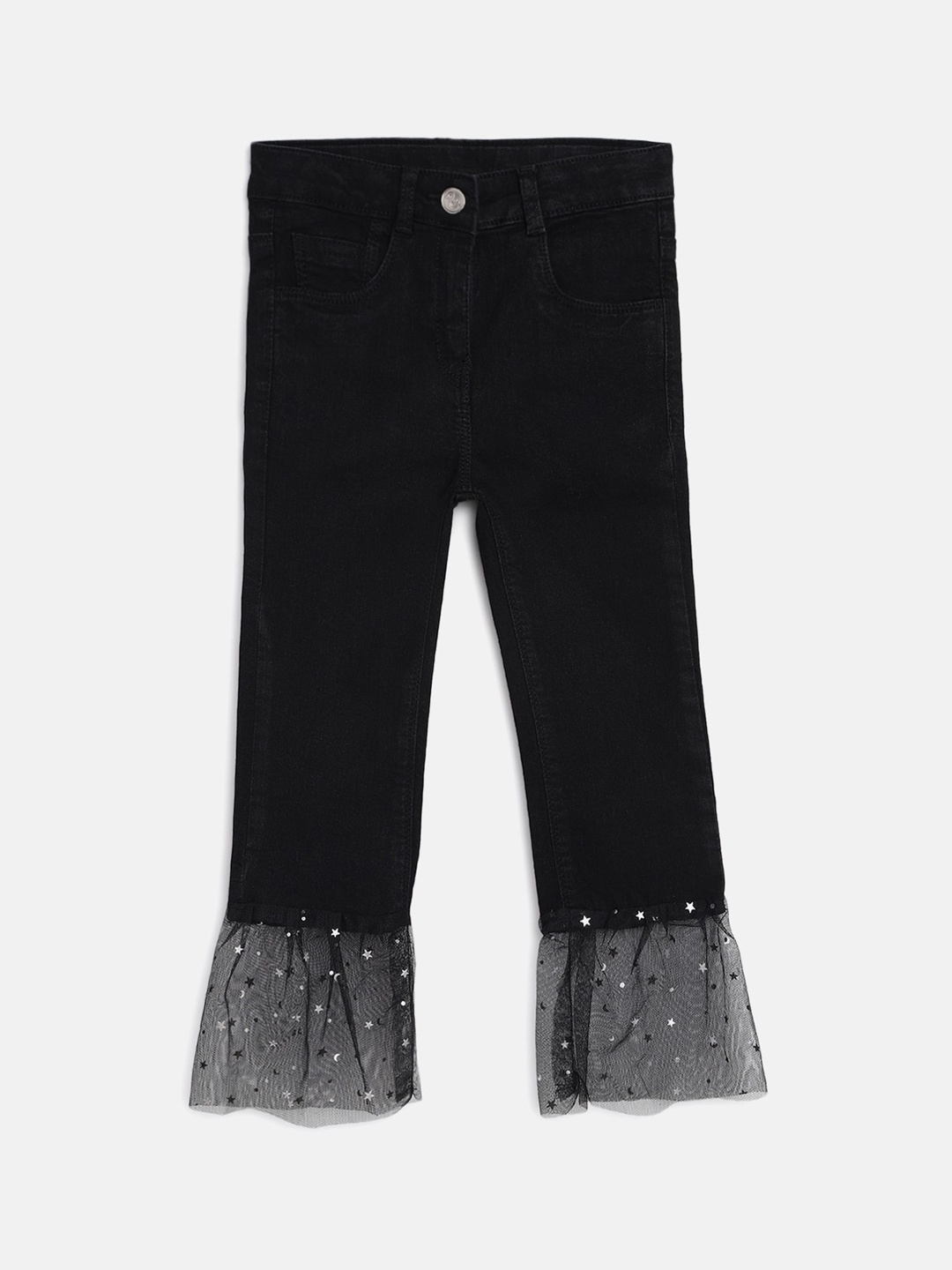 

TALES & STORIES Girls Skinny Fit Trousers, Black