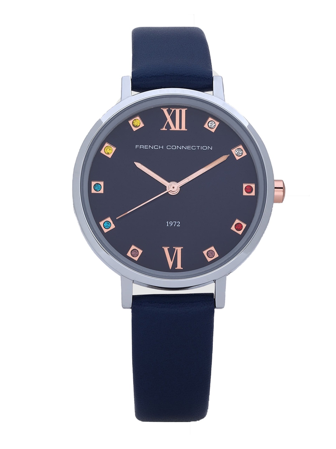 

French Connection Women Dial & Leather Straps Analogue Watch FCN00068F, Blue