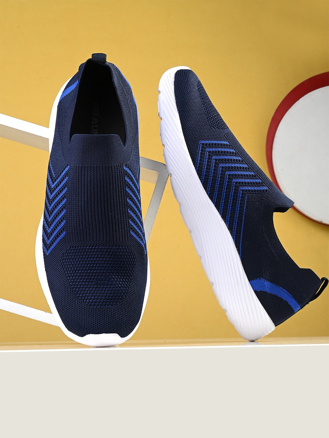 

OFF LIMITS Men Mesh Walking Shoes, Navy blue