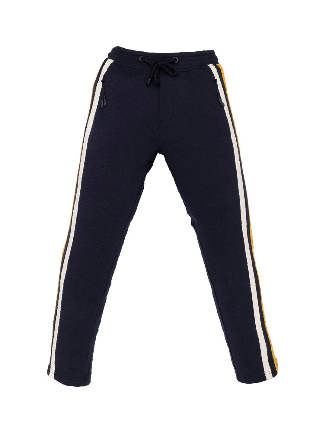 

Status Quo Boys Typography Printed Track Pants, Navy blue